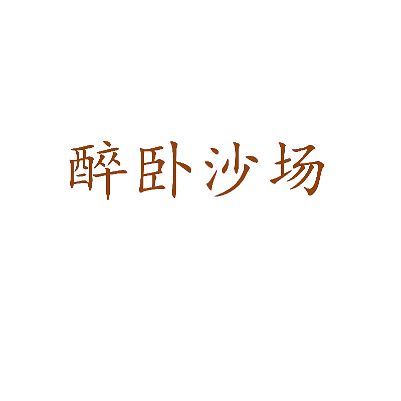 醉卧沙场
